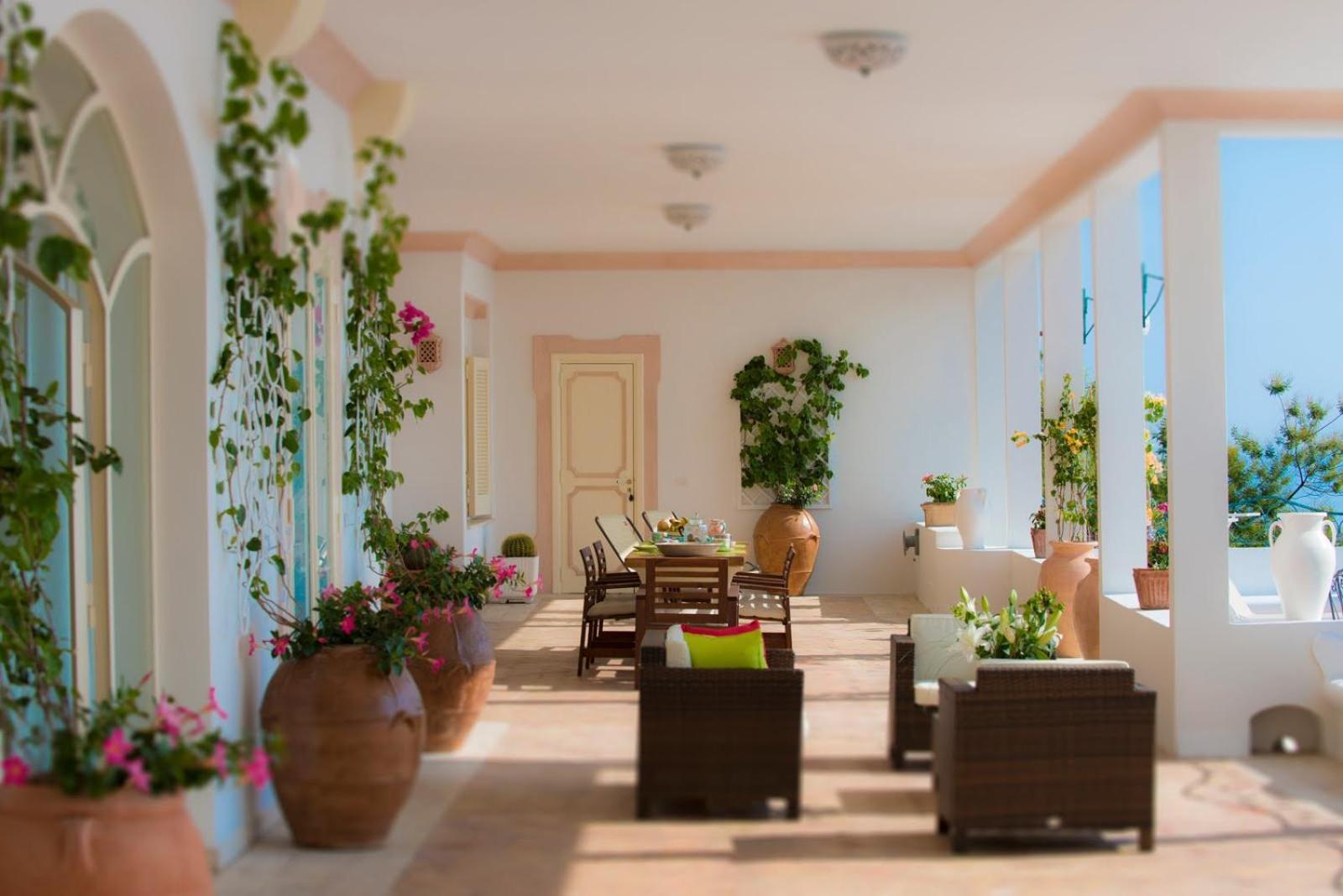 Villa Santa Chiara Positano Suites ภายนอก รูปภาพ